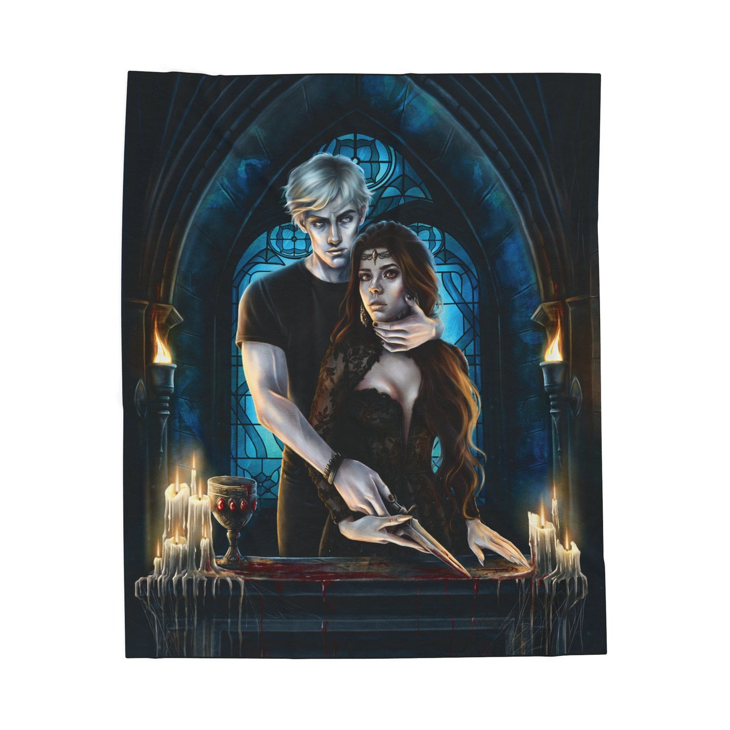 Ghost D!ck Plush Blanket