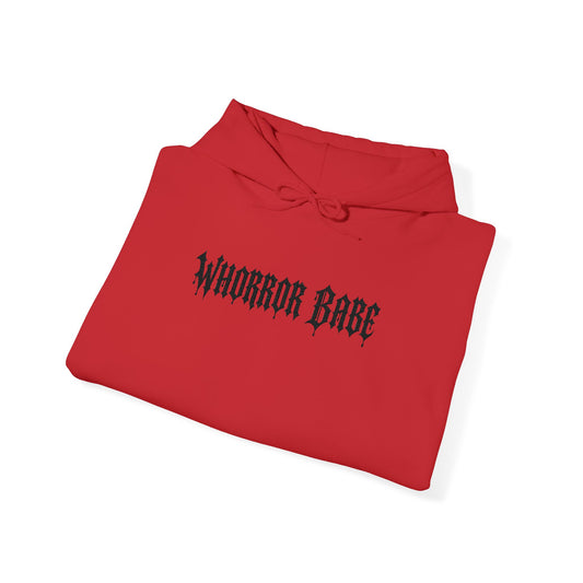 Whorror Babe (Black) Unisex Heavy Blend™ Hooded Sweatshirt