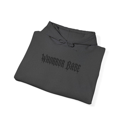 Whorror Babe (Black) Unisex Heavy Blend™ Hooded Sweatshirt