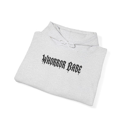 Whorror Babe (Black) Unisex Heavy Blend™ Hooded Sweatshirt