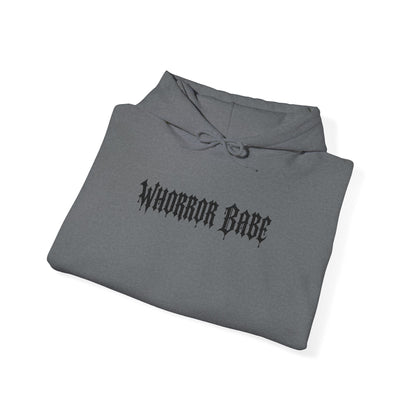 Whorror Babe (Black) Unisex Heavy Blend™ Hooded Sweatshirt